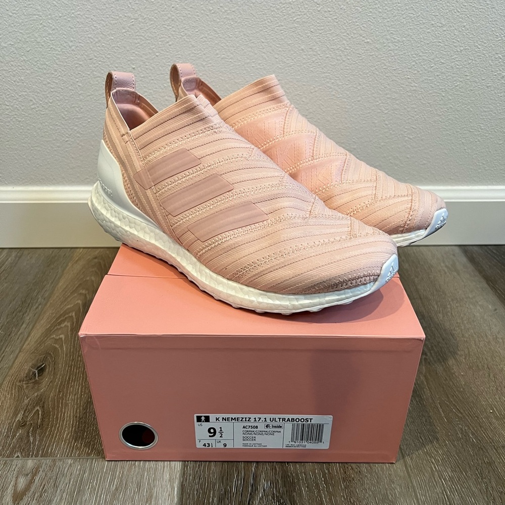Adidas x Kith Nemeziz Ultraboost - Peach, Sz 9.5